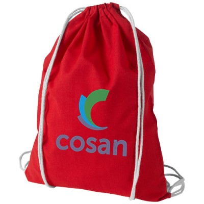Sacca in cotone 100 g/m² con coulisse Oregon - 5L