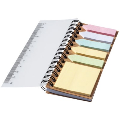 Blocco note a spirale con foglietti adesivi colorati Spinner