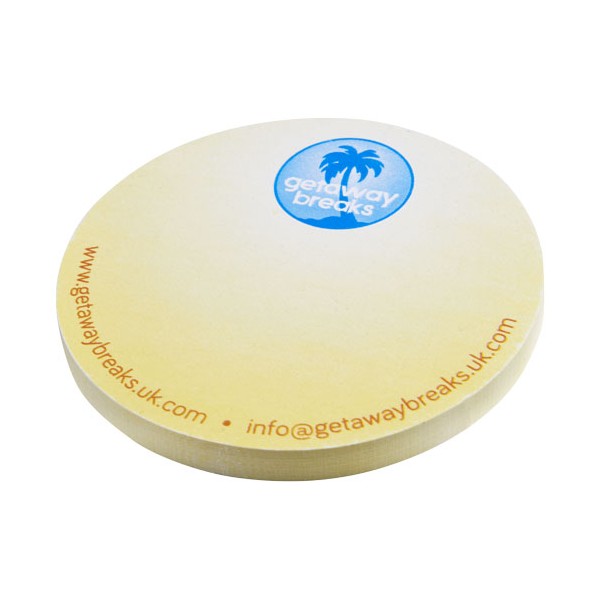 Foglietti adesivi in carta riciclata a forma rotonda Sticky-Mate® - cod. P210184