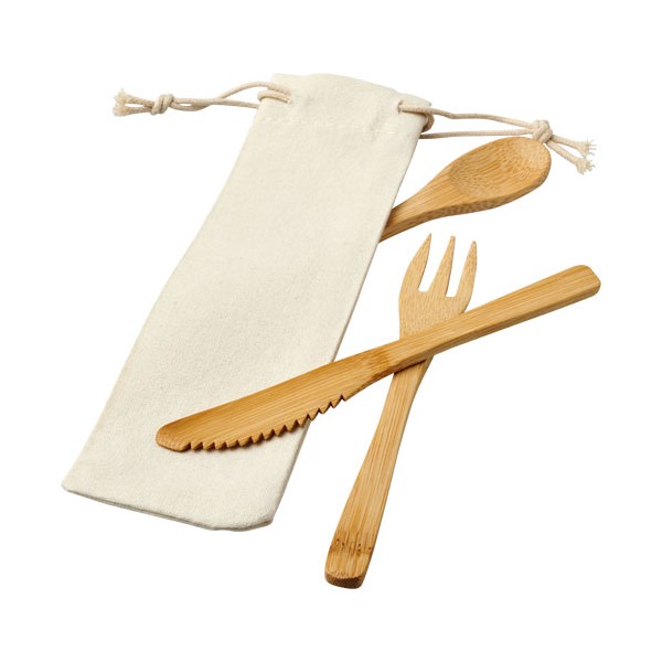 Set di posate Celuk in bambù - cod. P112995