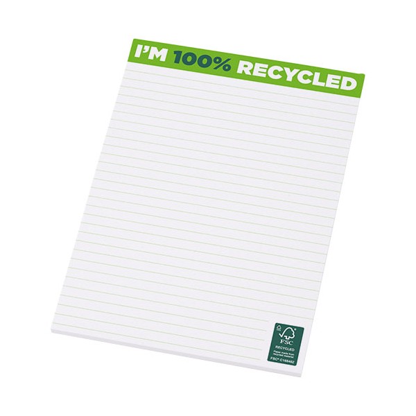 Blocco note A5 in carta riciclata Desk-Mate® - cod. P21281