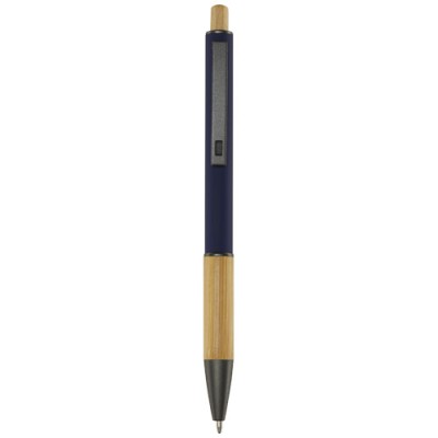 Penna a sfera in alluminio riciclato Darius (inchiostro nero)