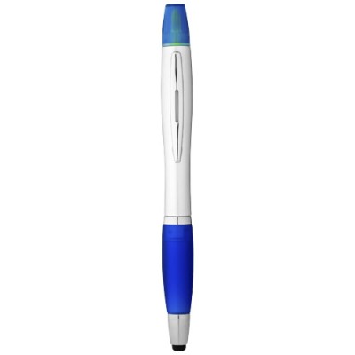Penna a sfera con stylus ed evidenziatore Nash (inchiostro nero) Penna a sfera con stylus ed evidenziatore Nash (inchiostro nero)