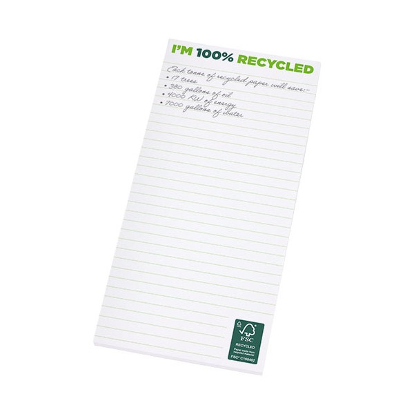 Blocco note 1/3 A4 in carta riciclata Desk-Mate® - cod. P21284