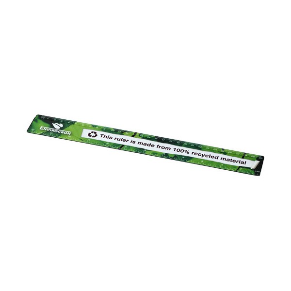 Righello Terran da 30 cm in plastica riciclata al 100% - cod. P210533