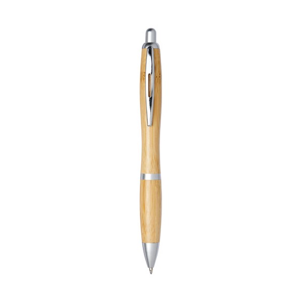 Penna a sfera in bambù Nash (inchiostro blu) - cod. P107378