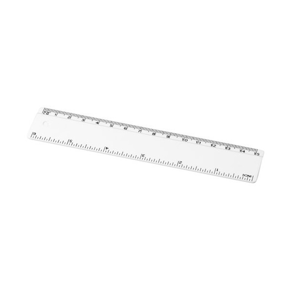 Righello da 15 cm in plastica riciclata Refari - cod. P210467