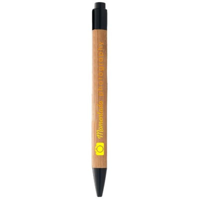 Penna a sfera in bambù Borneo (inchiostro nero) Penna a sfera in bambù Borneo (inchiostro nero)