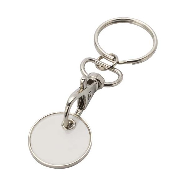Portachiavi con gettone per carrello della spesa Rory - cod. P104592