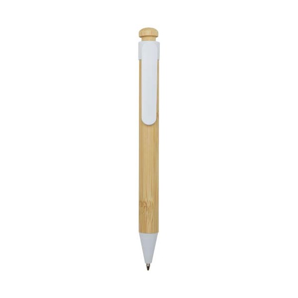 Penna a sfera in plastica riciclata e bambù Rattan - cod. P106026