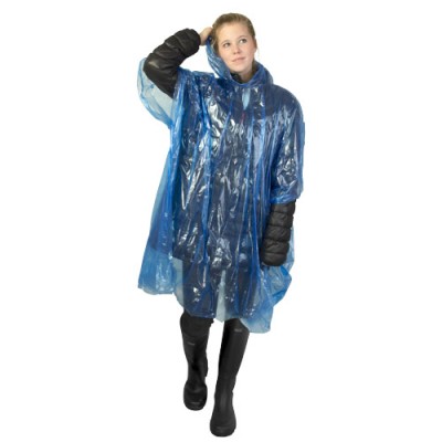 Poncho impermeabile monouso Ziva con custodia