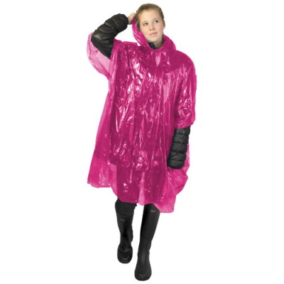 Poncho impermeabile monouso Ziva con custodia