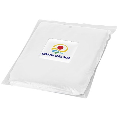 Poncho impermeabile monouso Ziva con custodia