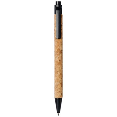 Penna a sfera in sughero e paglia di grano Midar (inchiostro nero)