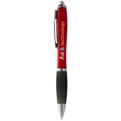 Penna a sfera Nash con fusto colorato e impugnatura nera (inchiostro nero) Penna a sfera Nash con fusto colorato e impugnatura nera (inchiostro nero)