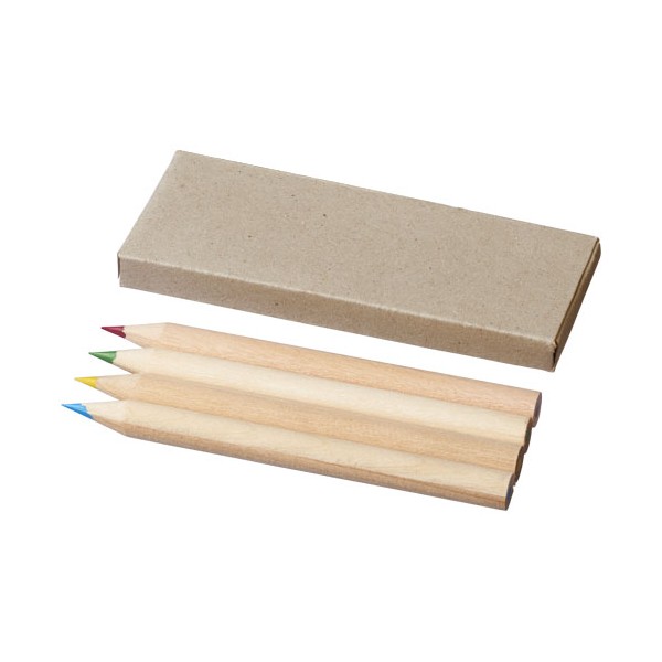 Set di 4 pastelli per colorare/disegnare Tullik - cod. P107066