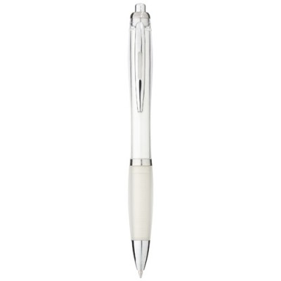 Penna a sfera con fusto e impugnatura colorati Nash (inchiostro blu) Penna a sfera con fusto e impugnatura colorati Nash (inchiostro blu)