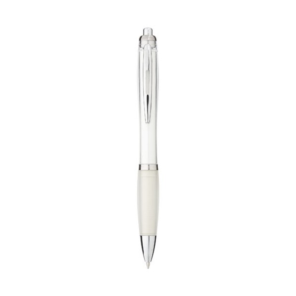 Penna a sfera con fusto e impugnatura colorati Nash (inchiostro blu) - cod. P107078