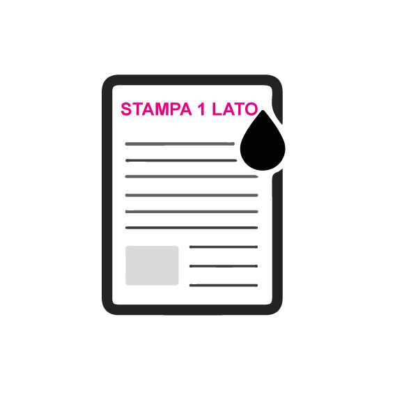 Stampa 1 lato ad 1 colore